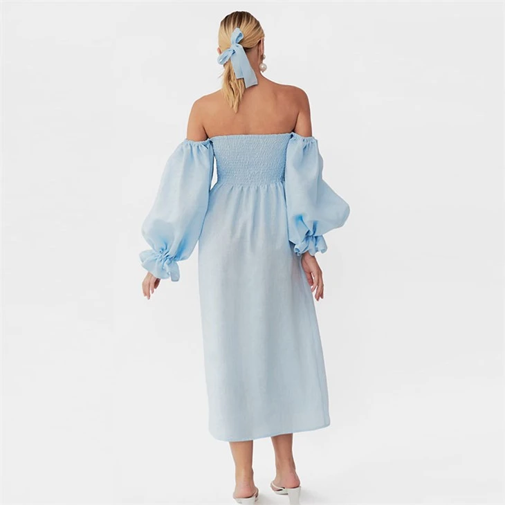 Women Linen Occasion Dresses Manufacture